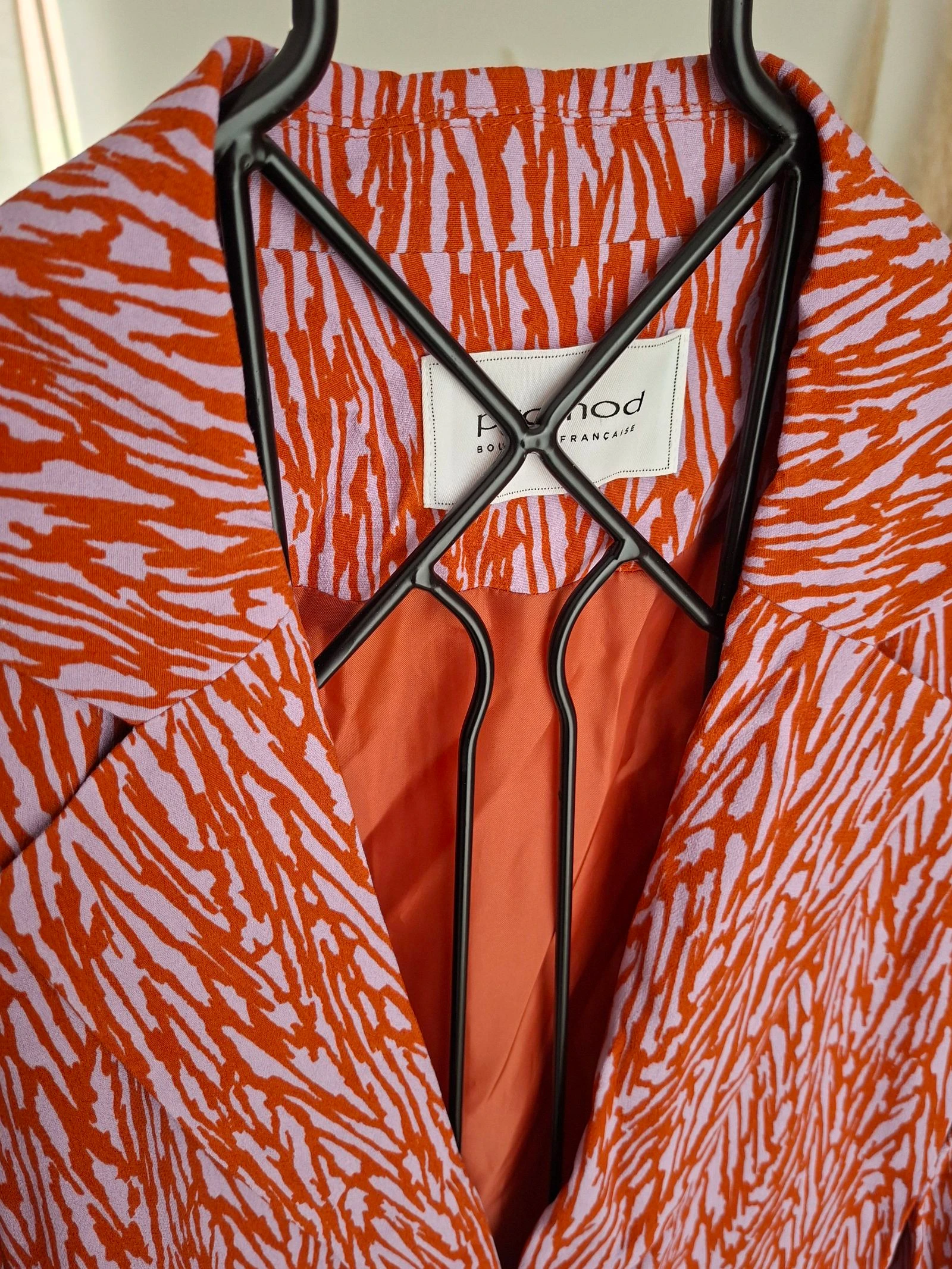 Blazer coral e lilás Promod tamanho 36 – photo 2